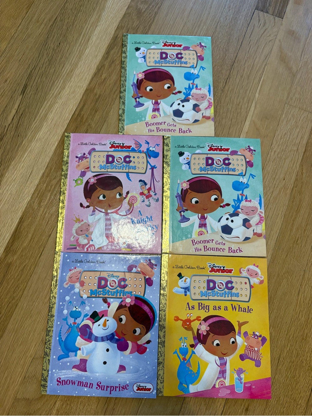Disney Doc McStuffins Story Book Set - Pink, Blue, Yellow, Green Covers